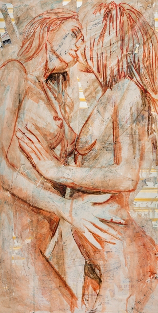 Lesbian Paint Porn - lesbian art (adult) - Alice Kell Artist